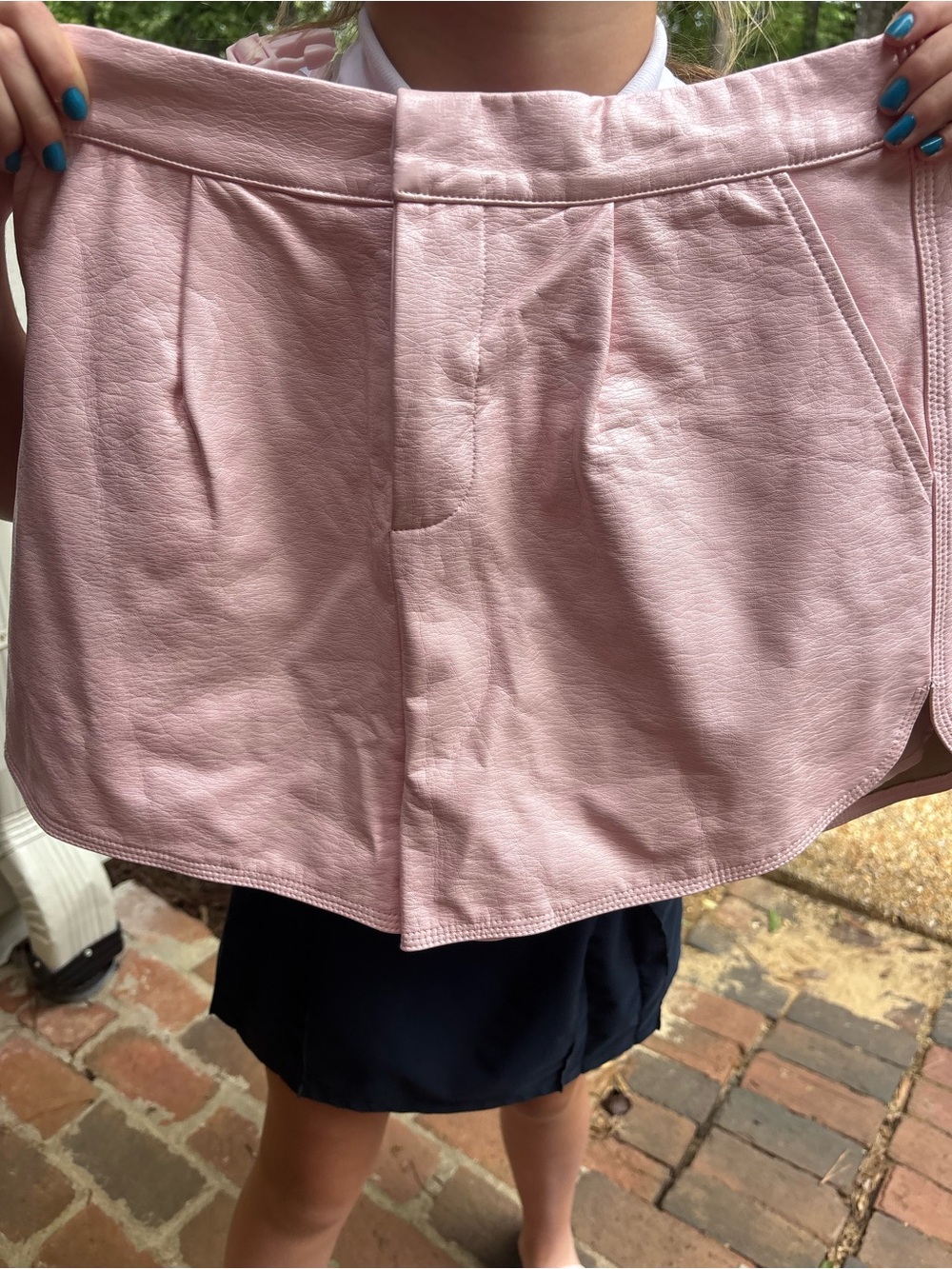 GREY LAB Blush Pink Elastic Shorts